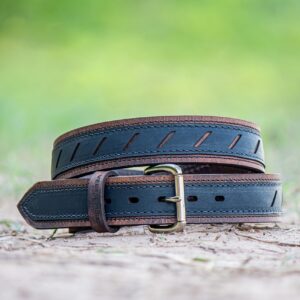 Home Dual-Tone Leather Belt